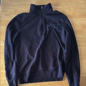 Men's Michael Kors Black Half-Zip Sweater